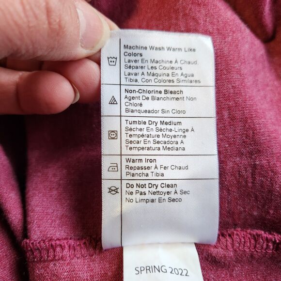 Carhartt Loose Fit Pink Shirt Women M (8-10) Cotton Polyester T-Shirt Work - Picture 9 of 10